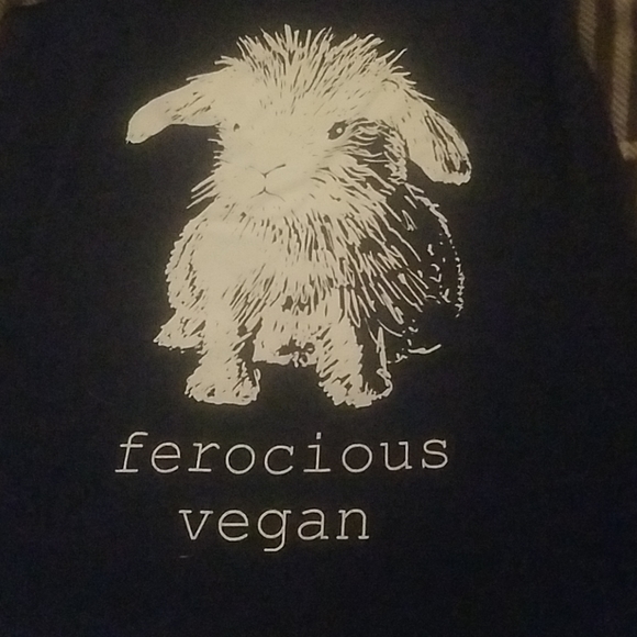 Dolls Kill Tops - Ferocious vegan bunny tank
